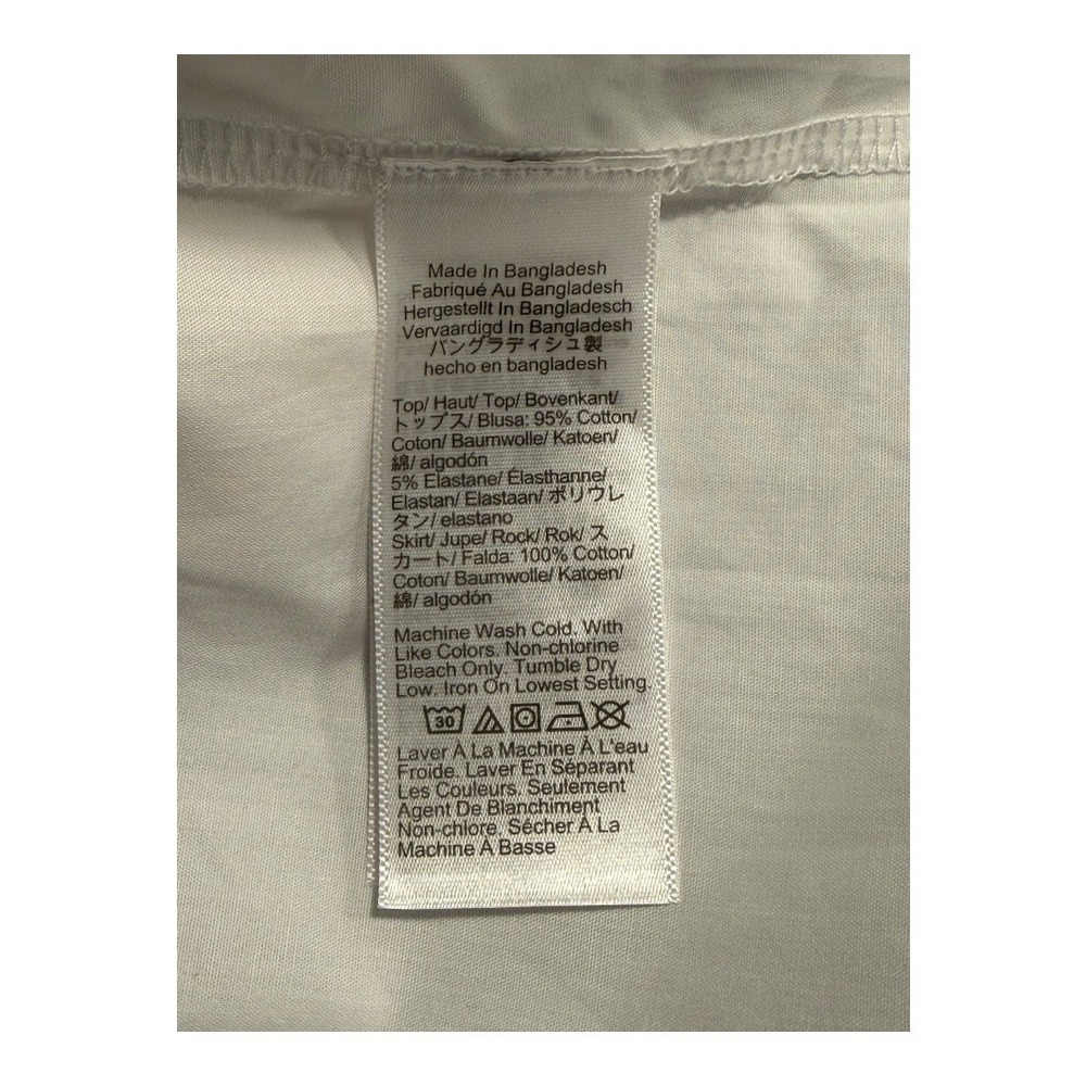J. Crew White Tank‎ Dress Tiered Knit Mixy Midi Casual Women's XS NWT - Picture 6 of 6